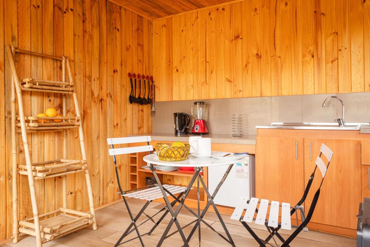 Cabana En Tunquen Con Parrilla, Fogon, Piscina Y Bosque Bagian luar foto