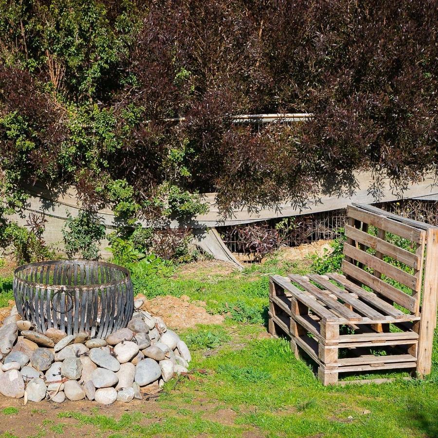 Cabana En Tunquen Con Parrilla, Fogon, Piscina Y Bosque Bagian luar foto