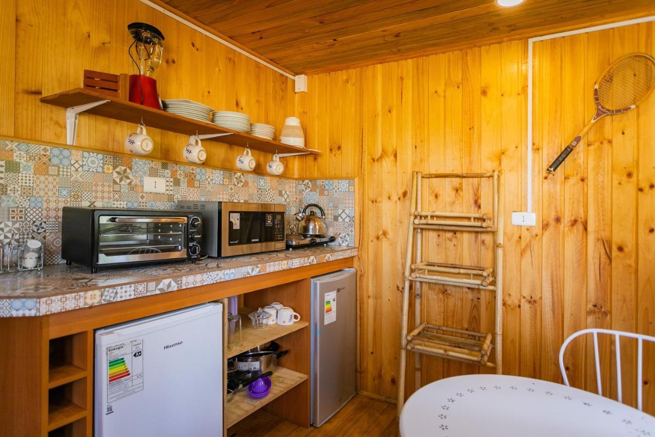 Cabana En Tunquen Con Parrilla, Fogon, Piscina Y Bosque Bagian luar foto