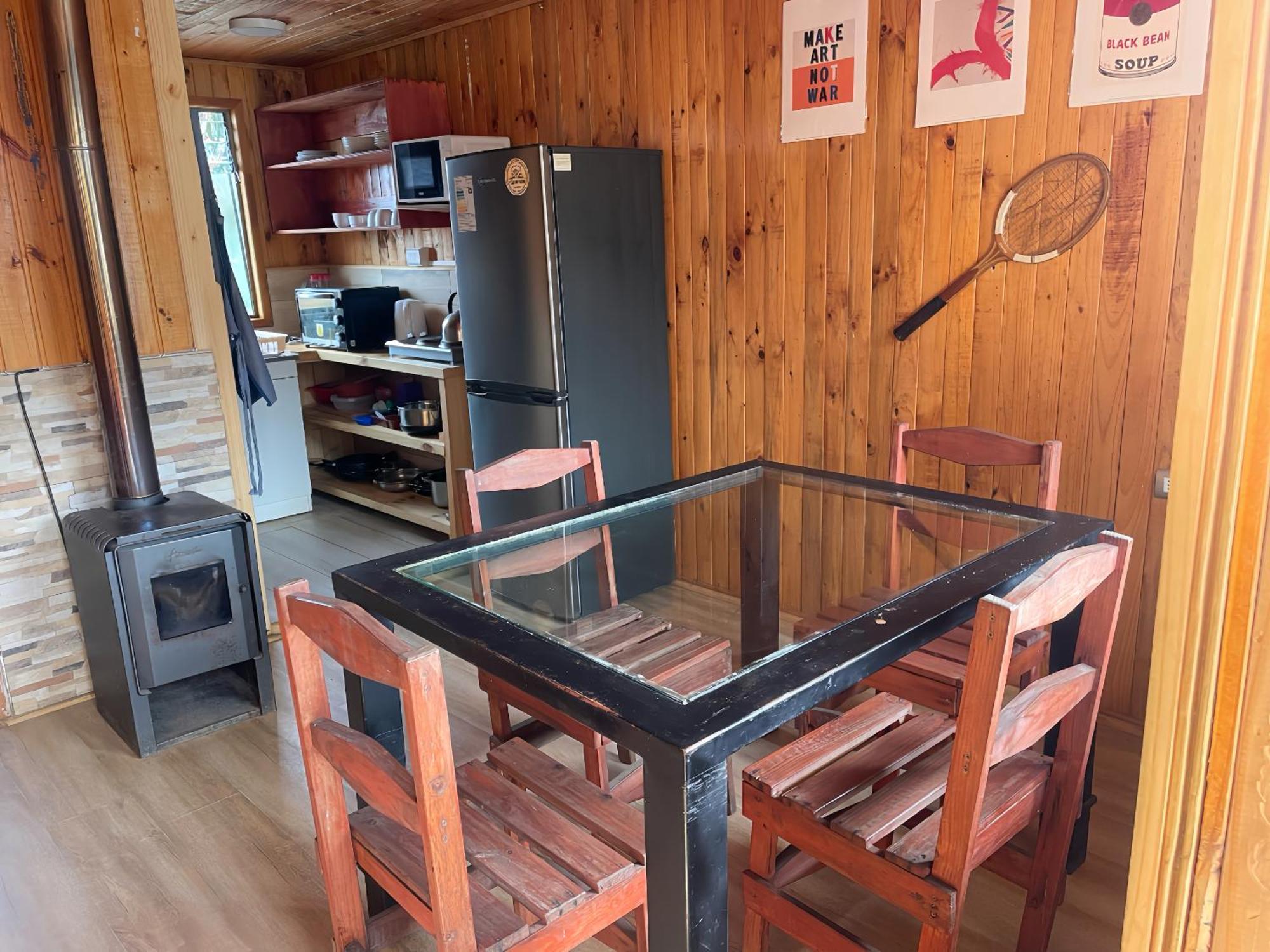 Cabana En Tunquen Con Parrilla, Fogon, Piscina Y Bosque Bagian luar foto